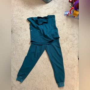 Figs Carribean blue scrubs